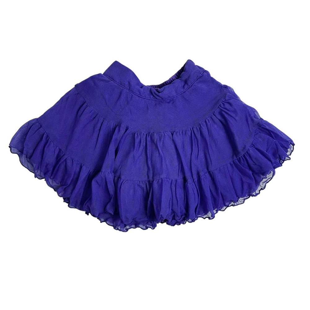 Girls Tulle Ruffle Tutus Skirts Purple Size 3T Xhiliration